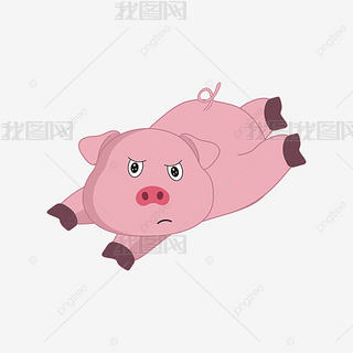 ЦſСɰͨɫʸԪ pig clipart