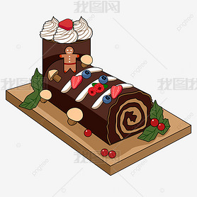 װοɰʥyule log cake