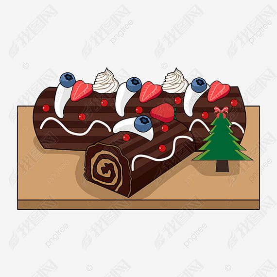 ʥɵyule log cake