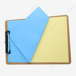 文件夹板和折角的彩色a4纸
