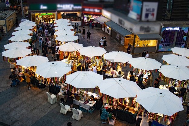 疫情之后就业样板四川成都的地摊夜市集市