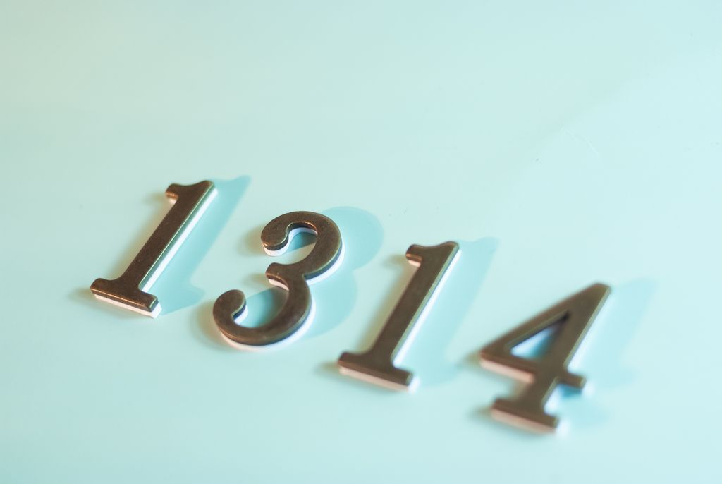 复古铜色金属数字2021