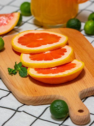 新鲜水果西柚红橙素材