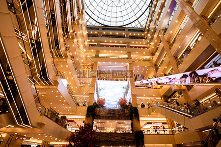 商场天井电梯免抠元素