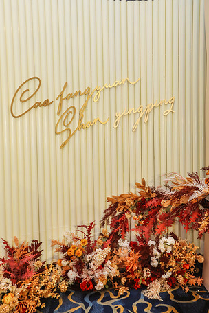 高清婚礼现场布置(高贵金色系)