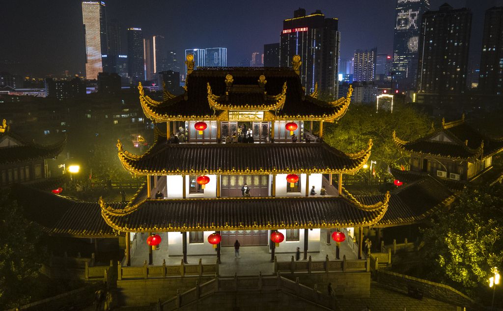 长沙天星阁特写摄影图片