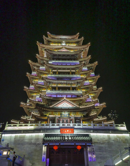 惠州合江楼摄影图片