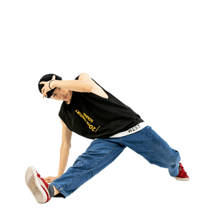 breaking街舞青年免抠元素