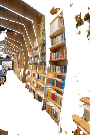 书店图书馆陈列免抠元素