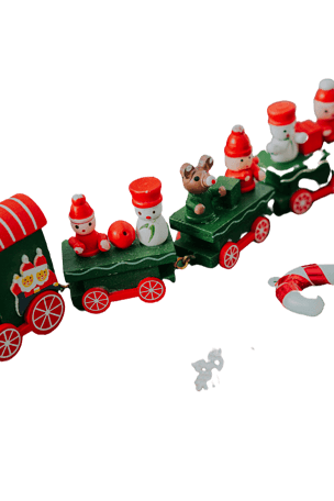 圣诞小火车免抠元素