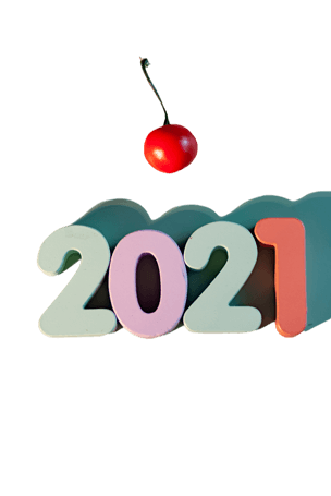 牛年2021数字免抠元素