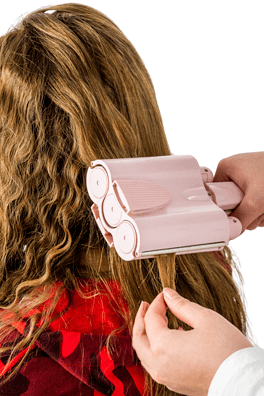 卷发棒卷发免抠元素