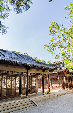 中式国风古建筑园林庭院