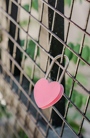 爱心锁