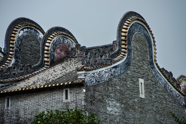 广州花都民俗博物馆资政大夫祠古建筑