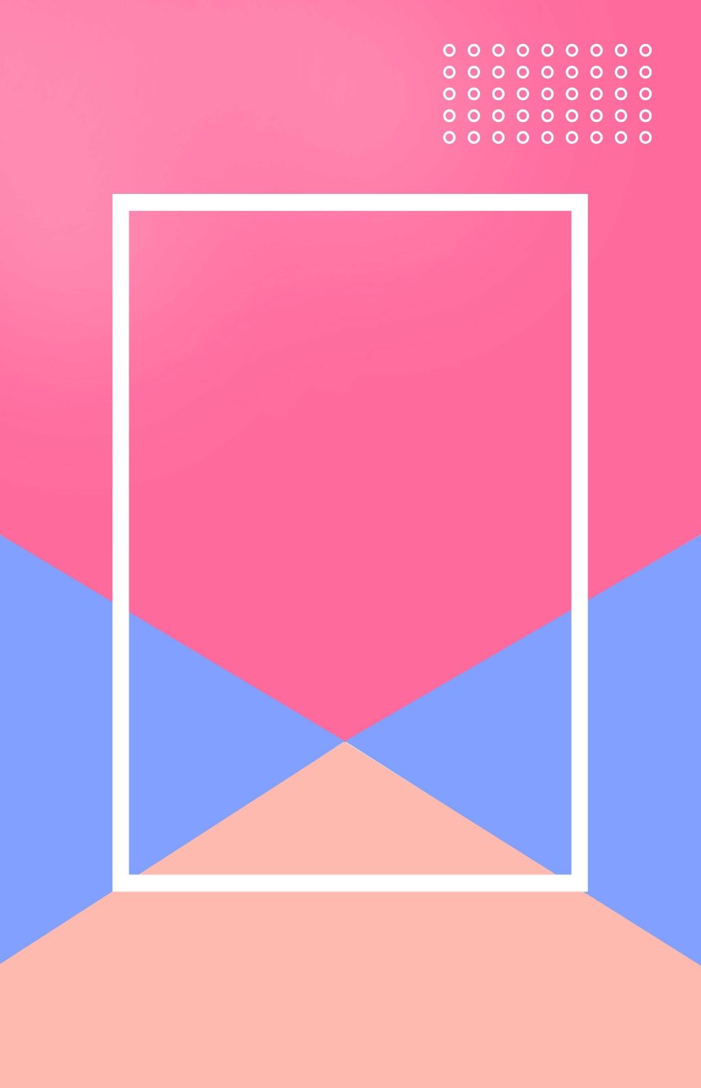 原创粉蓝撞色拼色banner背景版权可商用