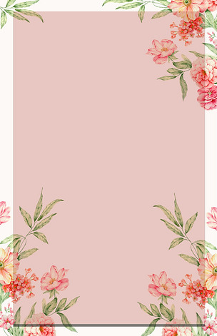 方框粉红色简约风海报banner背景