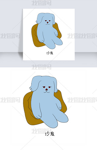 手绘旋风狗表情包专题模板