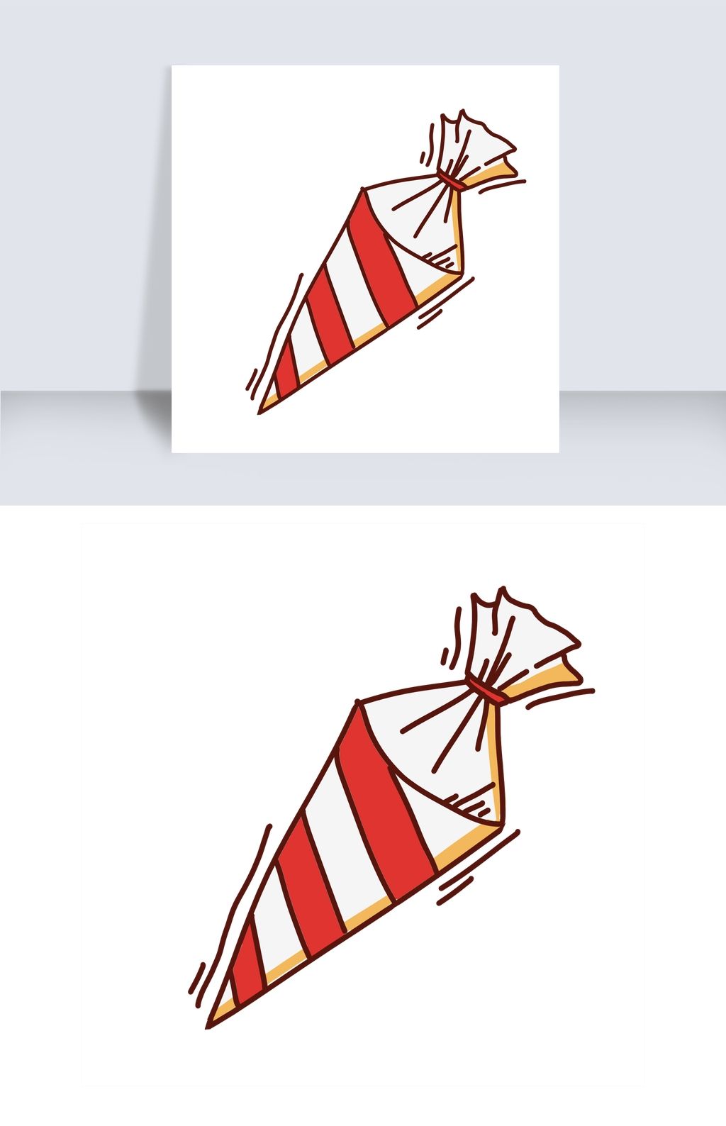 卡通手绘奶油裱花袋