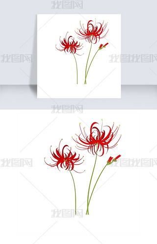 彼岸花手机壁纸古风专题模板-彼岸花手机壁纸古风图片素材下载-我图网