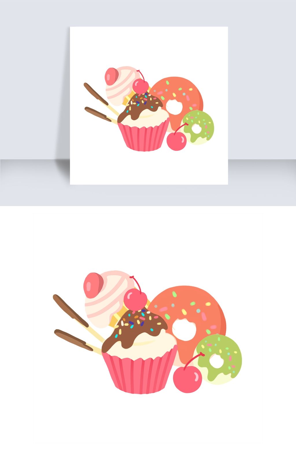 手绘卡通零食大礼包