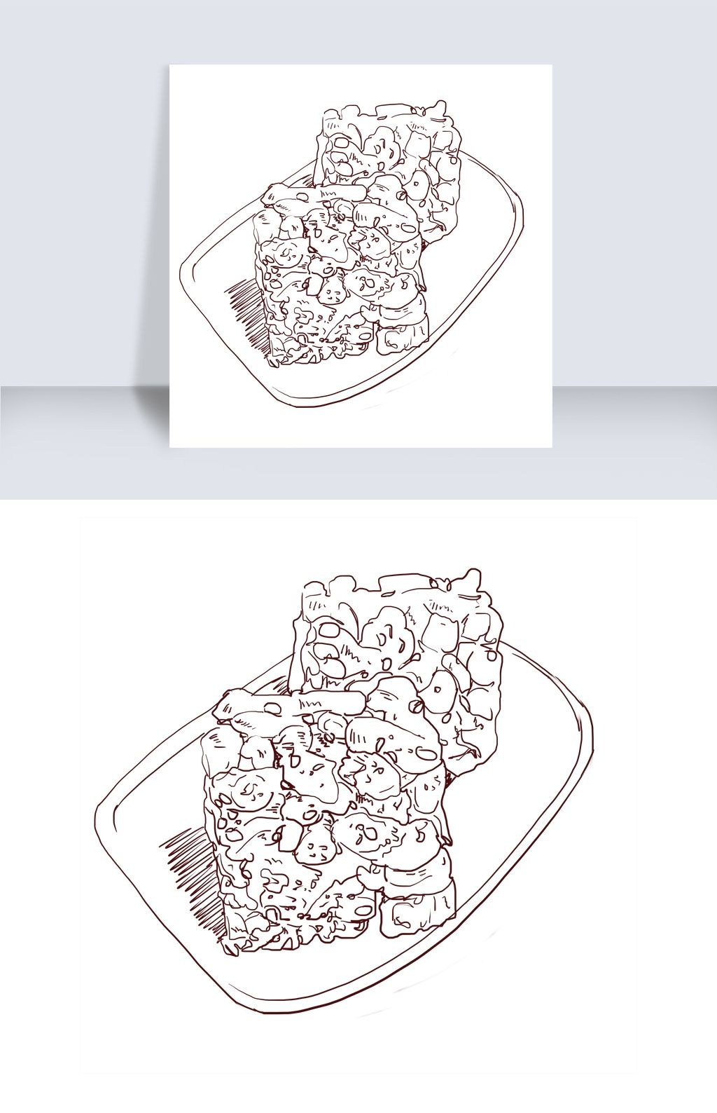 线描沙琪玛美食插画素材简介我图网提供线描沙琪玛美食插画下载,您