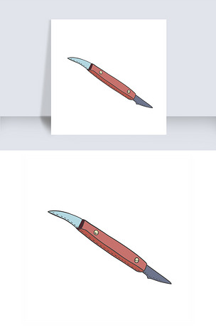 绘画班手绘刻刀素材