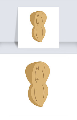 两豆花生创意插图