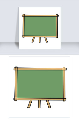 立体小黑板手绘插画
