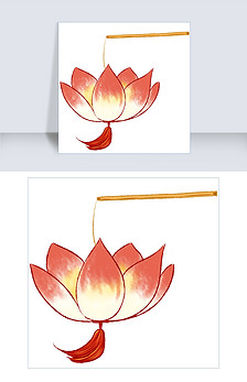 手绘莲花灯专题模板-手绘莲花灯图片素材下载-我图网