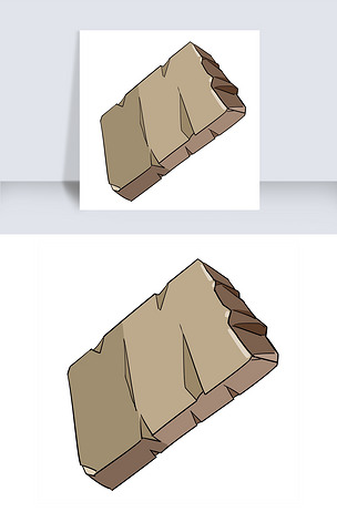 手绘棕色砌墙的砖头