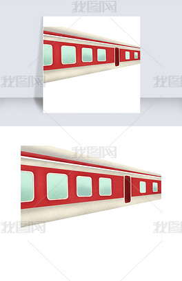 原创卡通火车侧面下载