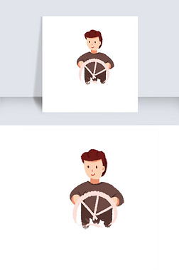 司机图免抠元素|开车的司机免抠图