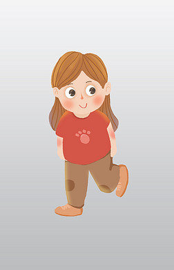 卡通人物走路专题模板-卡通人物走路图片素材下载-我图网