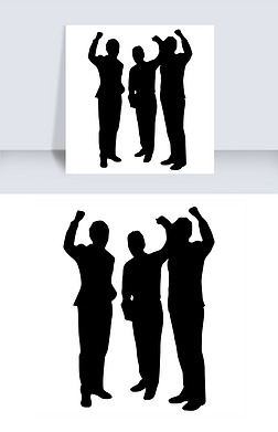 企业人物加油剪影