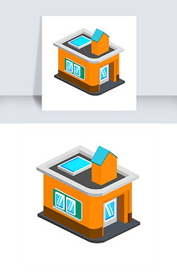 卡通楼房子专题模板-卡通楼房子图片素材下载-我图网