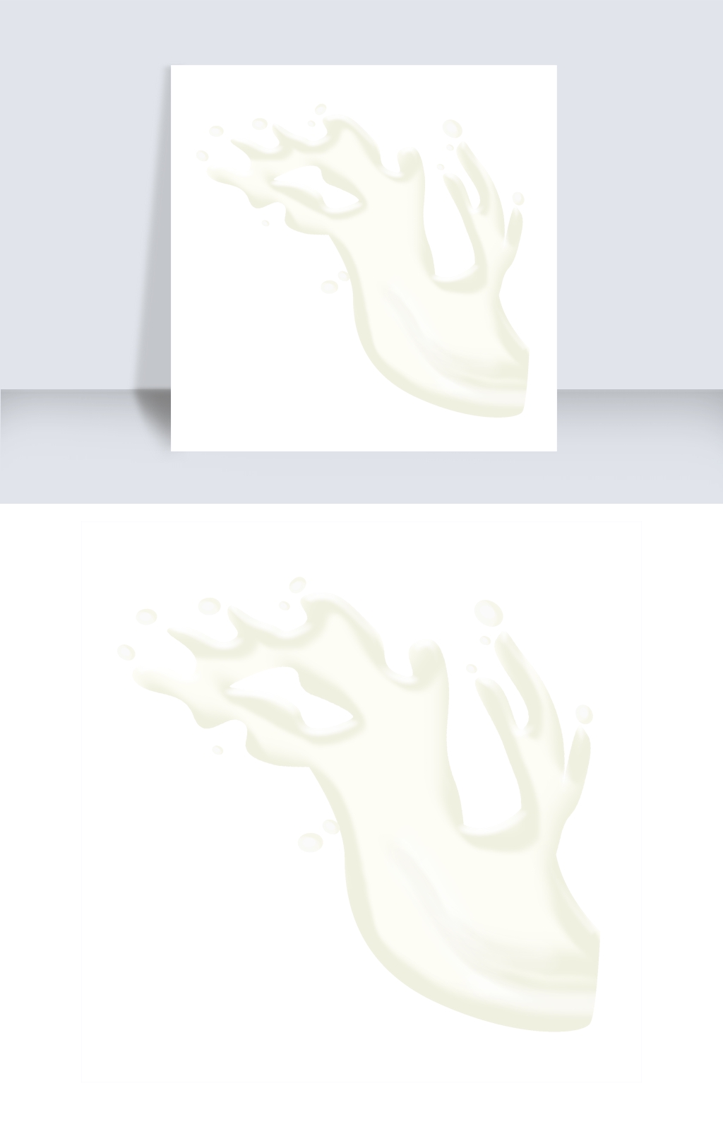 好喝的牛奶饮料插画