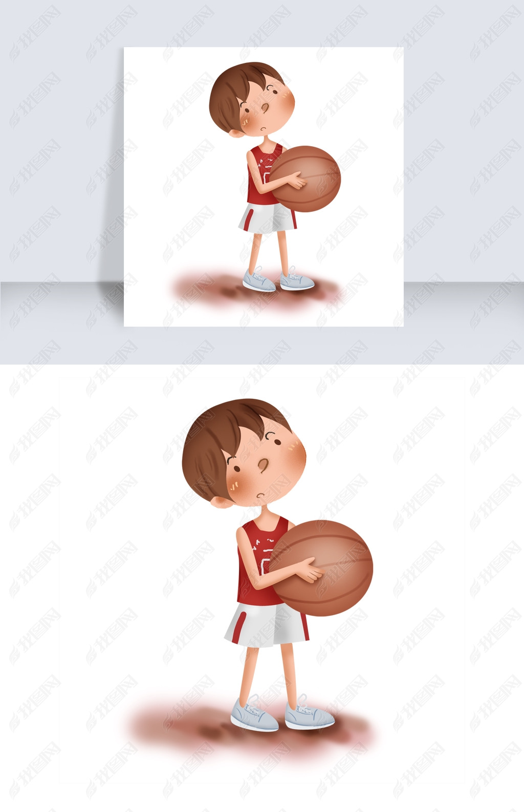 学习打篮球的青少年