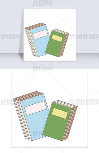 爱护书本的卡通专题模板-爱护书本的卡通图片素材下载-我图网