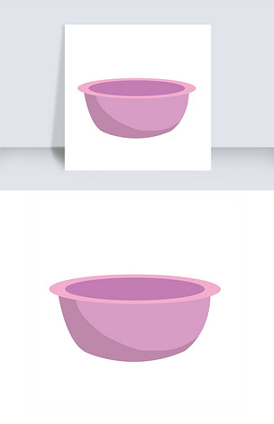 原创卡通水盆矢量图下载