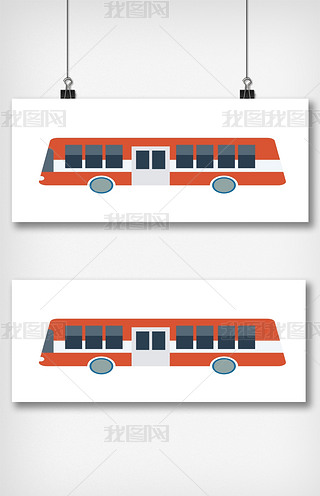 儿童画公交车车站台专题模板-儿童画公交车车站台图片素材下载-我图网