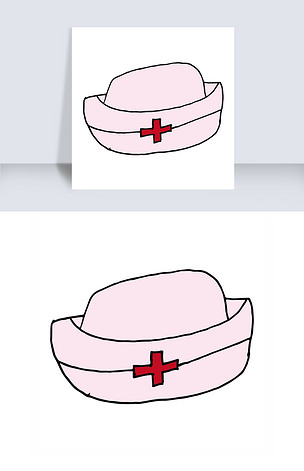 原创护士带的卡通帽子