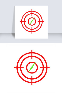 扁平化瞄准镜png下载