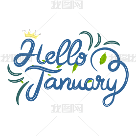 һhellojanuaryӢдbrushlettering