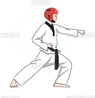 跆拳道小女孩黑带专题模板-跆拳道小女孩黑带图片素材下载-我图网