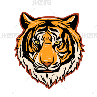 老虎贴纸