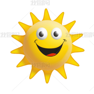 太阳天气晴朗可爱表情